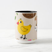 Happy Easter Tasse Design: Chick, Bunny und Spring (Mittel)
