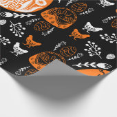 Happy Easter Time Holiday Geschenk Geschenkpapier (Ecke)