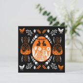 Happy Easter Time Holiday Geschenk Karte (Stehend Vorderseite)