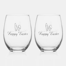 Happy Easter Trinkbehälter Set - Edelstahlglas