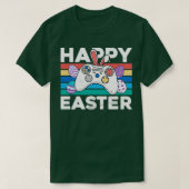Happy Easter Video Game Bunny Gaming Controller T-Shirt (Design vorne)