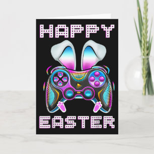 Happy Easter Video Game Controller Funny Gamer Boy Karte