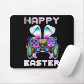 Happy Easter Video Game Controller Funny Gamer Boy Mousepad (Mit Mouse)