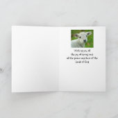 Happy Easter wishes with Lamb of God  Karte (Innenseite)
