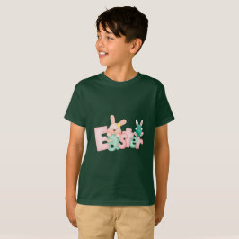 Happy Easter Wishings - Funny Bunny Kisses T-Shirt