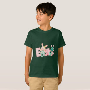 Happy Easter Wishings - Funny Bunny Kisses T-Shirt