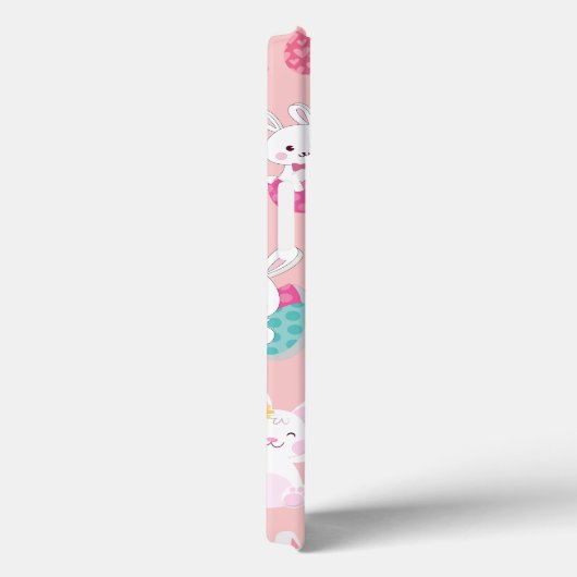 Happy Easter Wishings - Pattern Funny Bunny Oaster Case-Mate iPhone Hülle (Rückseite / Rechts)