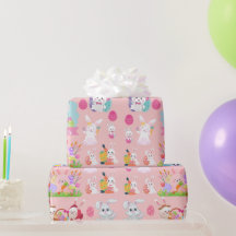 Happy Easter Wishings - Pattern Funny Bunny Oaster