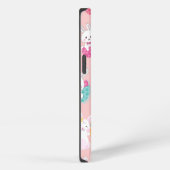 Happy Easter Wishings - Pattern Funny Bunny Oaster iPhone Hülle (Rechte Seite)