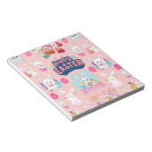 Happy Easter Wishings - Pattern Funny Bunny Oaster Notizblock (angewinkelt)