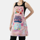 Happy Easter Wishings - Pattern Funny Bunny Oaster Schürze (InSitu)