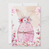 Happy Easter with photo Einladung (Rückseite)