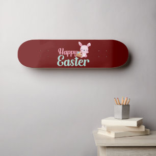 HAPPY EASTER Witziger Ostersonniger Eghunt Skateboard
