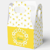 Happy Easter. Yellow Daffodils Spring Modern. Geschenkschachtel (Offen)