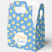Happy Easter. Yellow Daffodils Spring Modern. Geschenkschachtel (Offen)