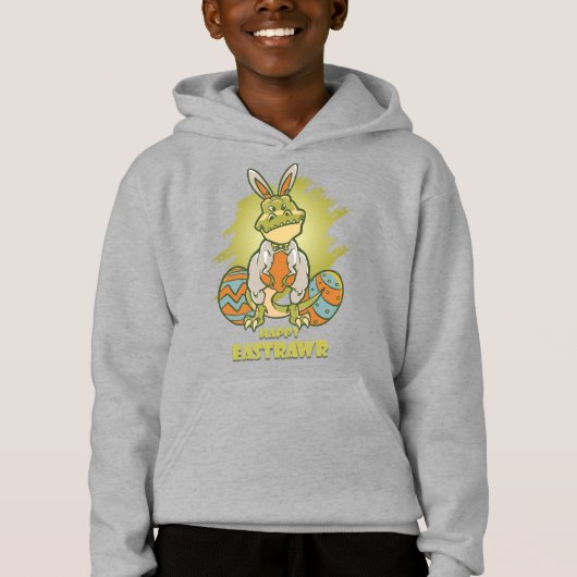 Happy Eastrawr | Kids Pullover Hoodie (Vorderseite)