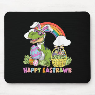 Happy Eastrawr mit T-rex Dinosaurier für Kleinkind Mousepad