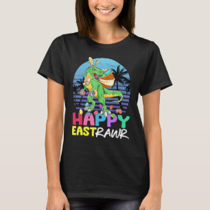 Happy Eastrawr Rex Dinosaur Oster Bunny Egg Kinder T-Shirt