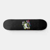 Happy Eastrawr T Rex Dinosaur Osterfest Bunny Egg Skateboard (Horizontal)
