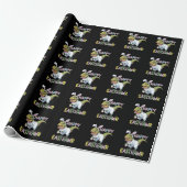 Happy Eastrawr T Rex Easter Dinosaur Bunny Egg Geschenkpapier (Ungerollt)