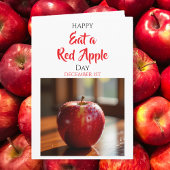 Happy Eat a Red Apple Day! Dec 1st Karte