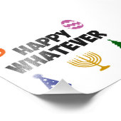 Happy Egal für welchen Urlaub Fotodruck (Ecke)