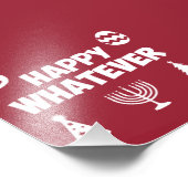 Happy Egal für welchen Urlaub Fotodruck (Ecke)