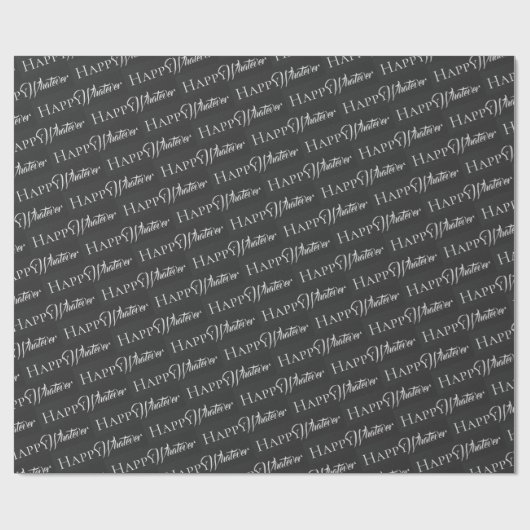 Happy Egal, welches Packpapier (Flach)