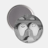 Happy Egg Kühlschrank Kitchen Magnete! Magnet (Vorderseite/Rückseite)