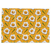 Happy Eggs Breakfast Große Geschenktüte (Rückseite)