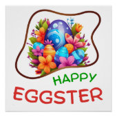 Happy Eggster - Baby Rabbit Poster (Vorderseite)