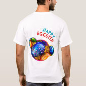 Happy Eggster - Bilder T-Shirt (Rückseite)