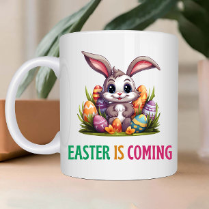 Happy Eggster - Happy Oaster! Zweifarbige Tasse