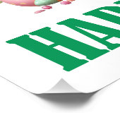 Happy Eggster - Land Poster (Ecke)