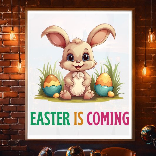 Happy Eggster - Ostereier Hunt Poster