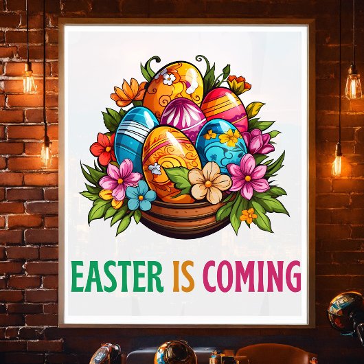 Happy Eggster - Ostereier Hunt Poster