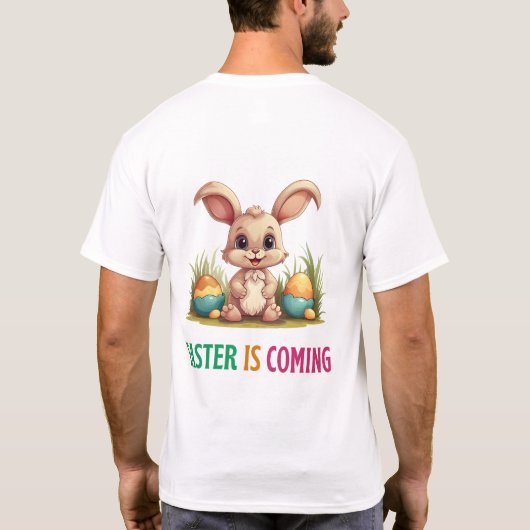 Happy Eggster - Ostereier Hunt T-Shirt (Rückseite)