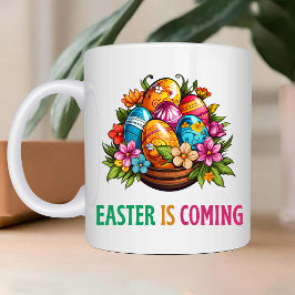 Happy Eggster - Ostereier Hunt Zweifarbige Tasse