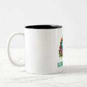 Happy Eggster - Ostereier Hunt Zweifarbige Tasse (Links)