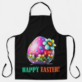 Happy Eggster - Ostereier Niedlich Schürze (Vorderseite)