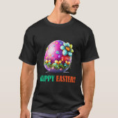 Happy Eggster - Ostereier Niedlich T-Shirt (Vorderseite)