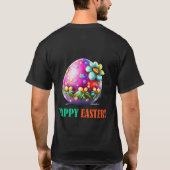 Happy Eggster - Ostereier Niedlich T-Shirt (Rückseite)