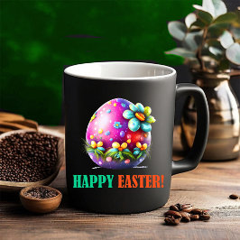 Happy Eggster - Ostereier Niedlich Zweifarbige Tasse