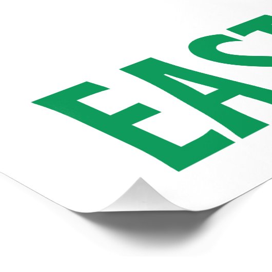 Happy Eggster - Ostereier Poster (Ecke)