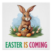 Happy Eggster - Osterhase Poster (Vorderseite)