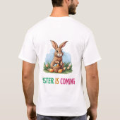 Happy Eggster - Osterhase T-Shirt (Rückseite)