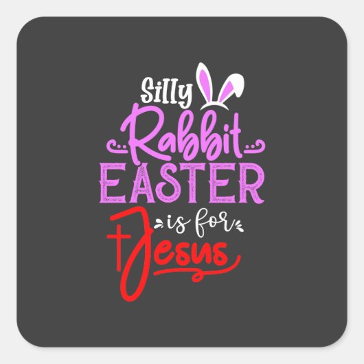 Happy Eggster. Veranstaltung Quadratischer Aufkleber (Vorderseite)