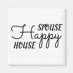 Happy Ehefrau, Happy House Magnet