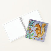 Happy Eichhörnchen Sketchpad Notebook Notizblock (Innenseite)
