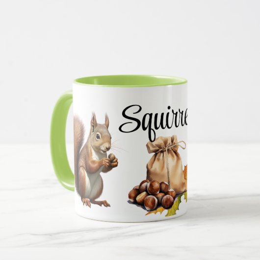 Happy Eichirrels Tasse (Vorderseite Links)